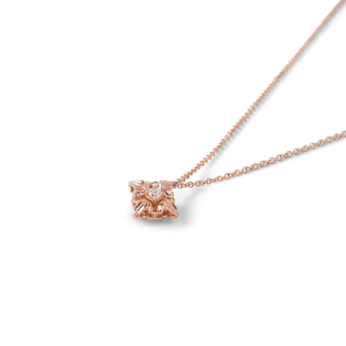 Pendentif Majestica en or rose