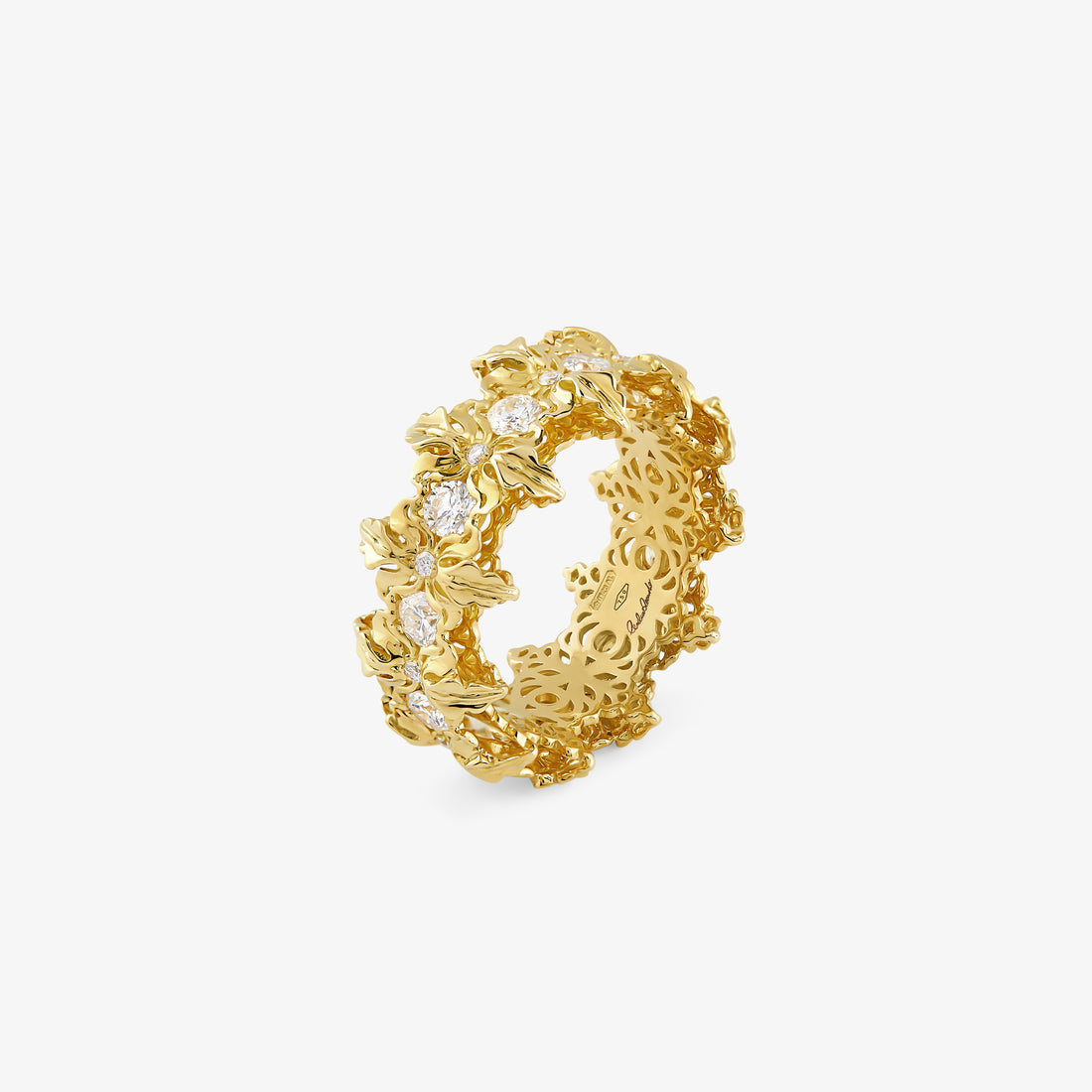 Majestica Anello Pietre Bianche
