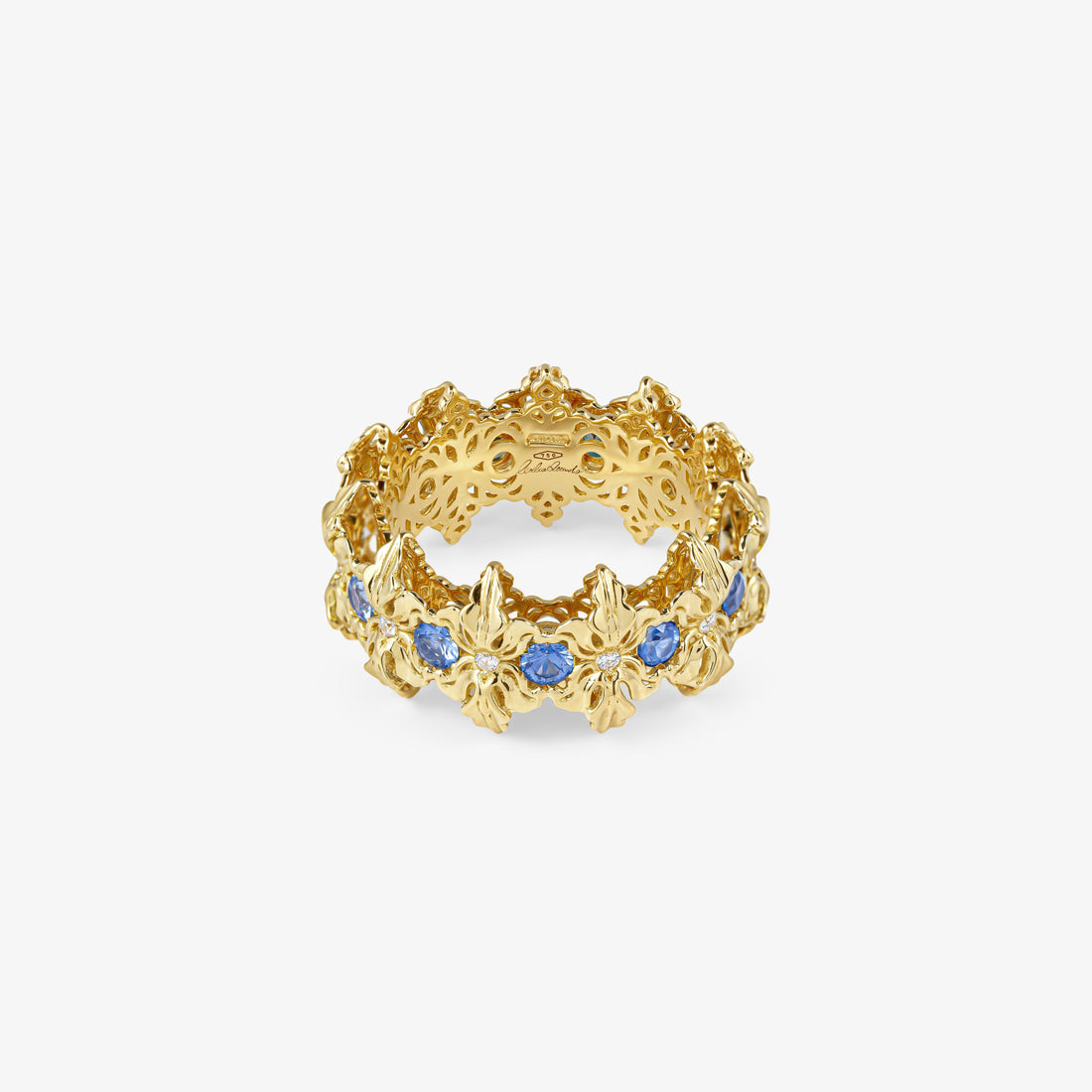 Majestica Anello Pietre Blue