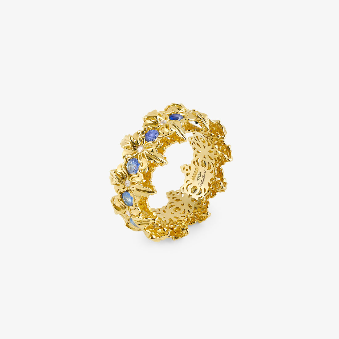 Majestica Anello Pietre Blue