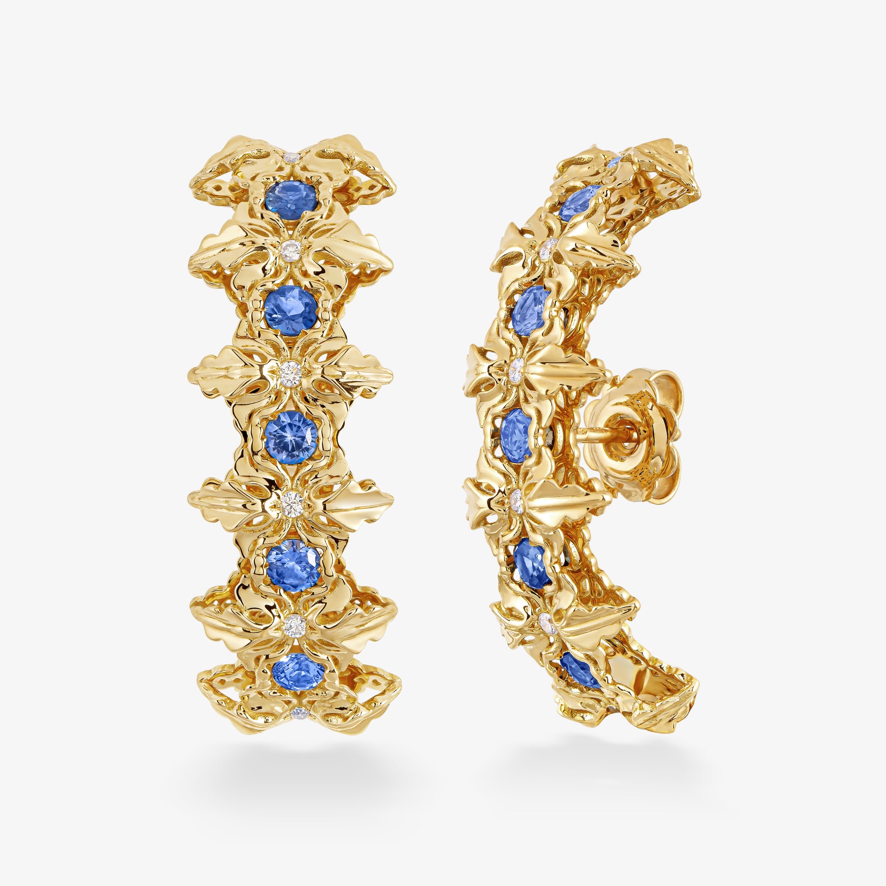 Majestica Orecchino Pietre Blue