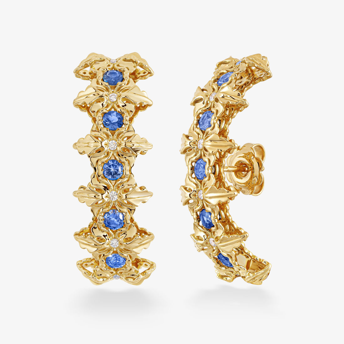 Majestica Orecchino Pietre Blue