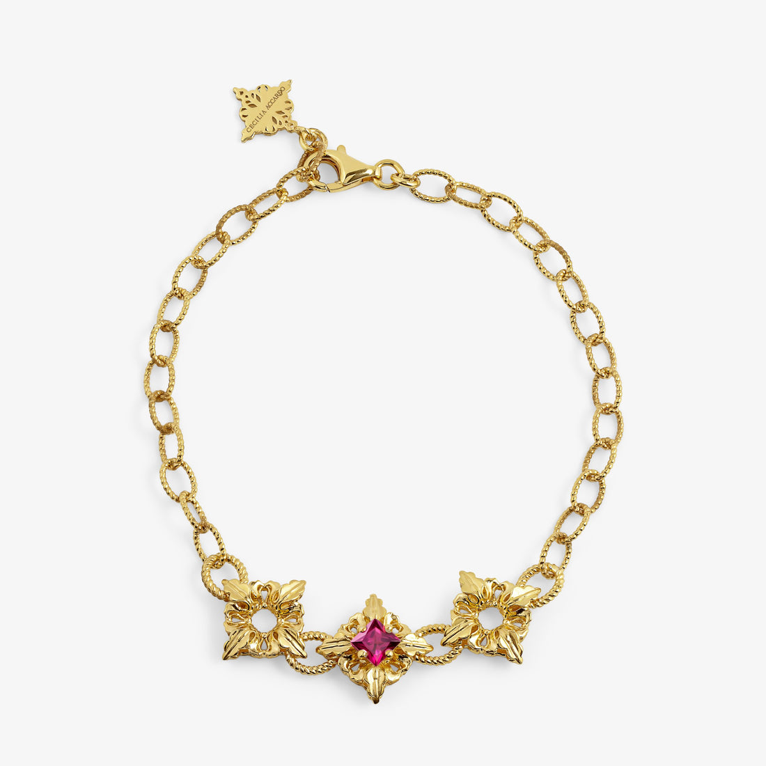 Octavia Bracciale Rodolite – Oro