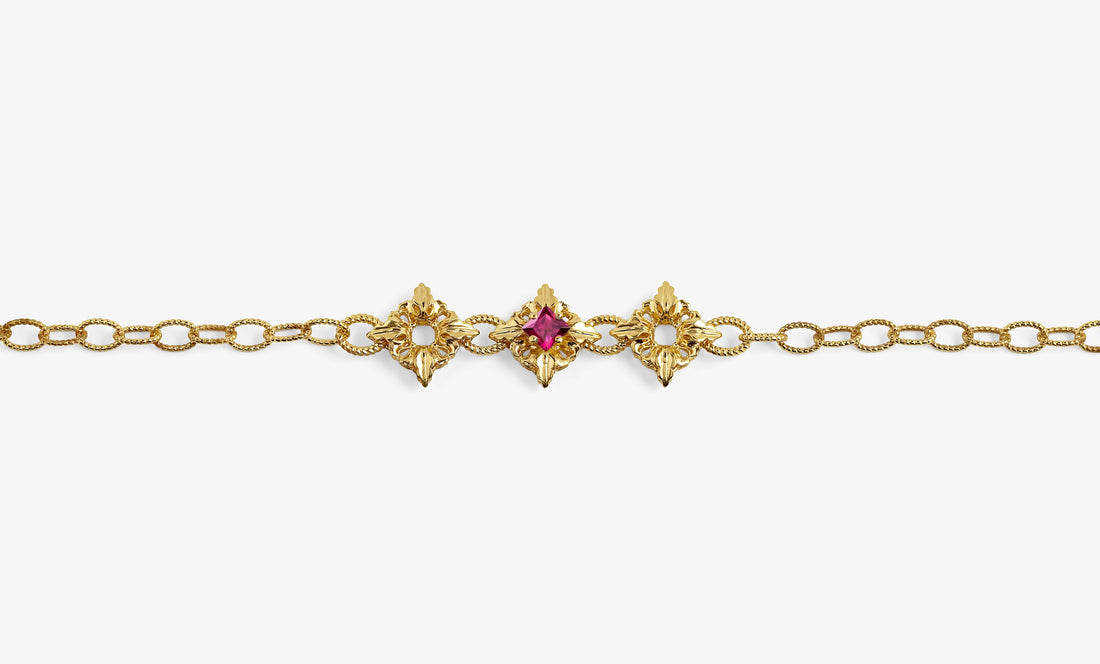 Octavia Bracciale Rodolite – Oro