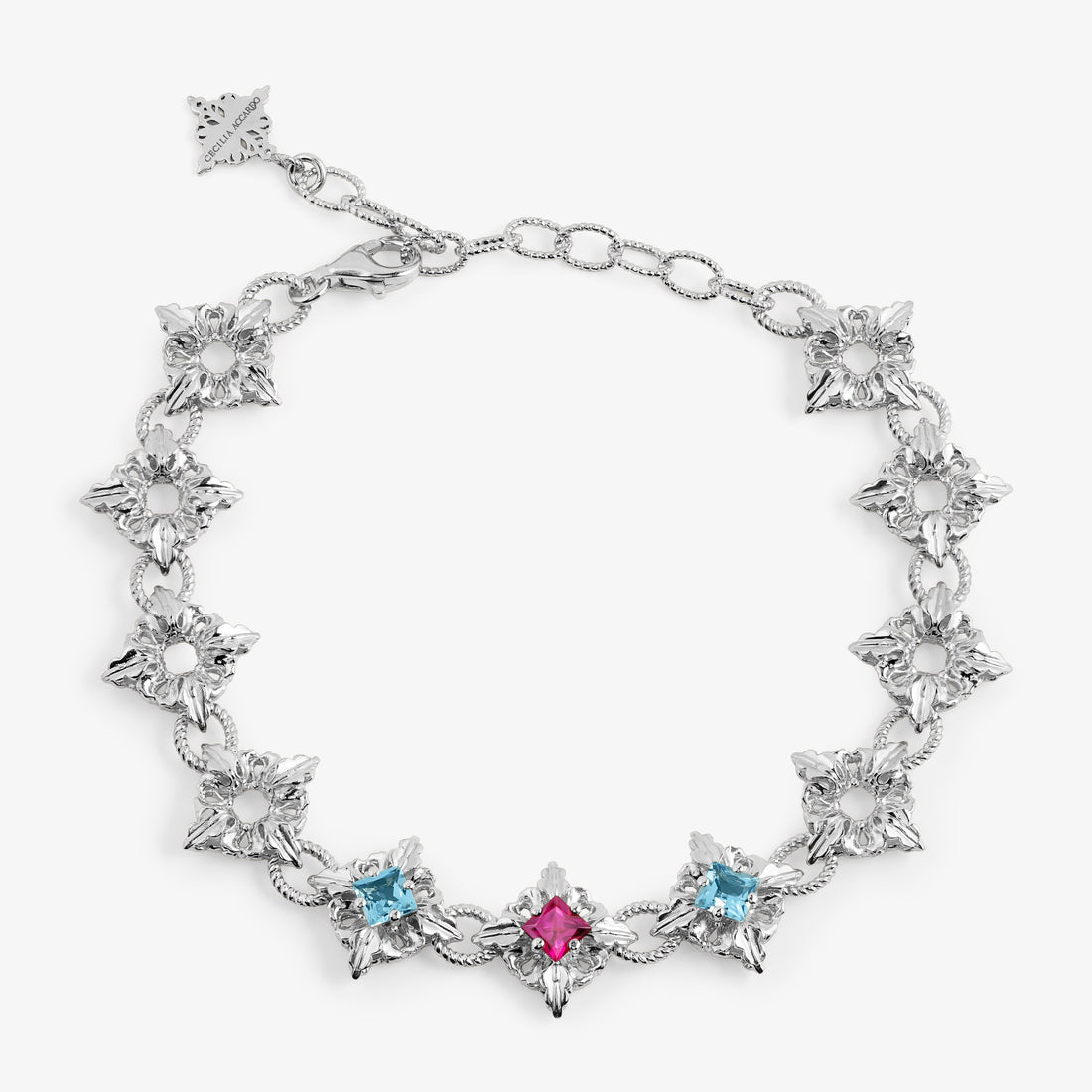 Octavia Bracciale Tre Pietre – Argento