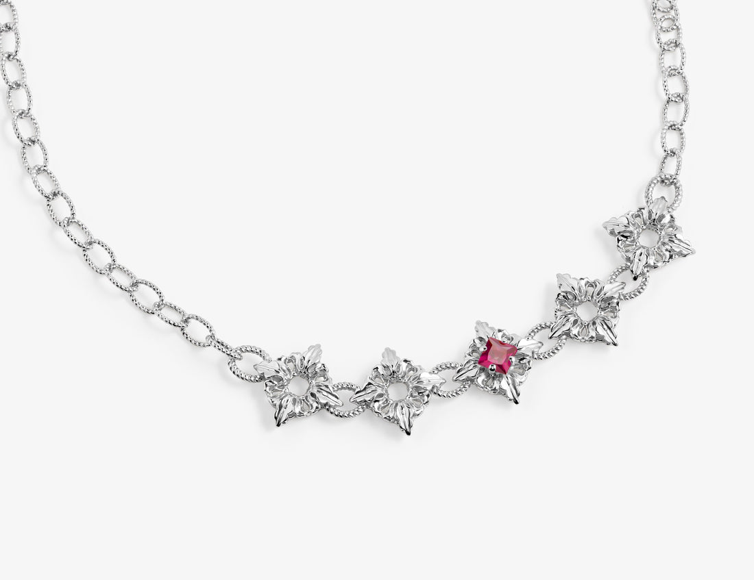 Octavia Collana Rodolite – Argento
