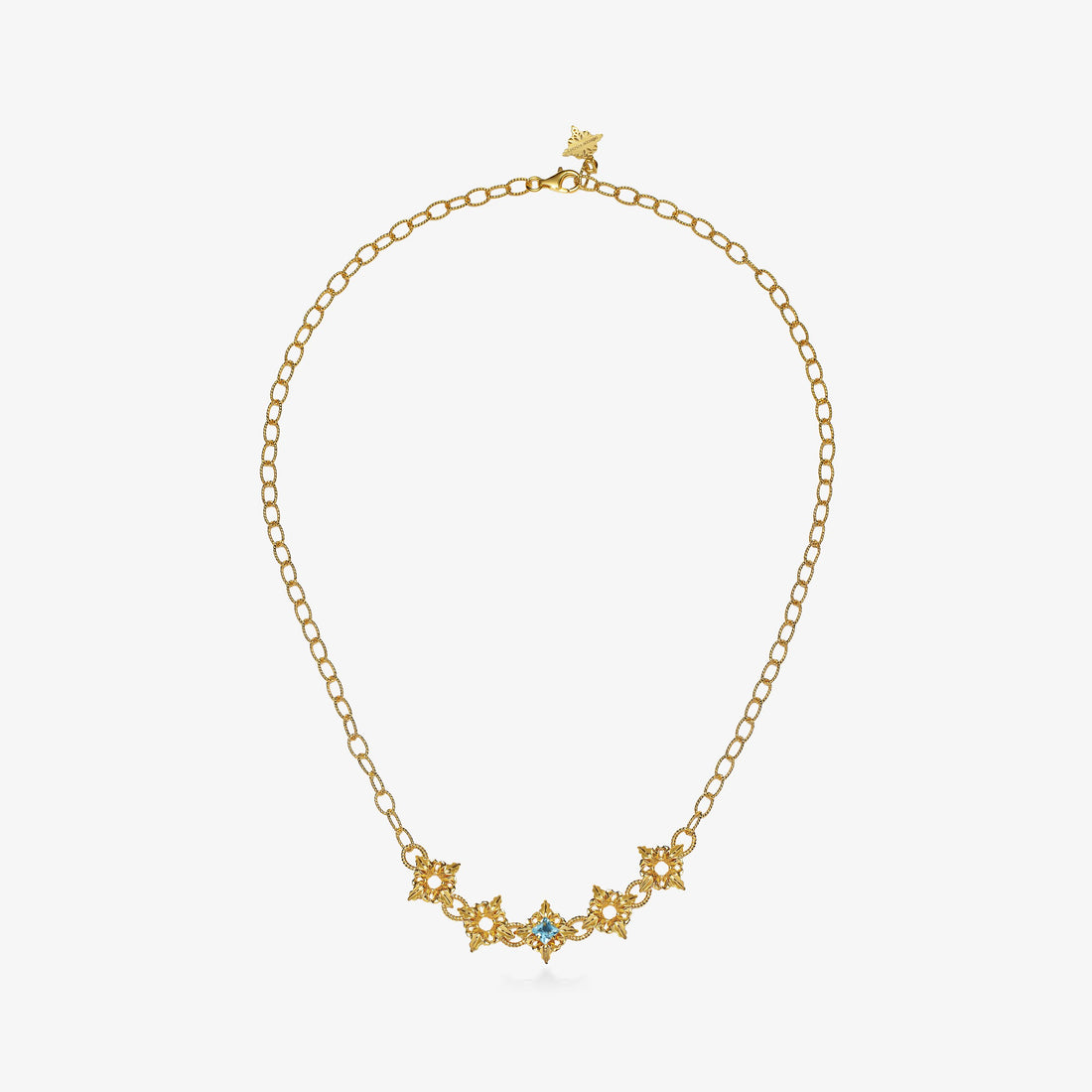 Octavia Collana Topazio Azzurro – Oro