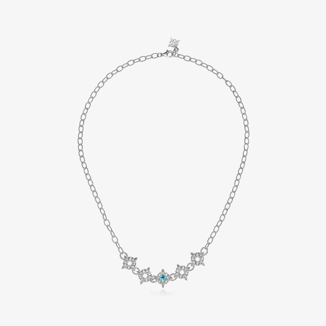 Octavia Collana Topazio Azzurro – Argento