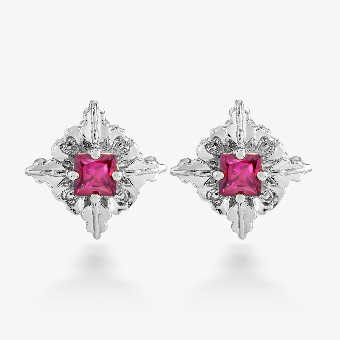 Octavia Orecchini Rodolite – Argento