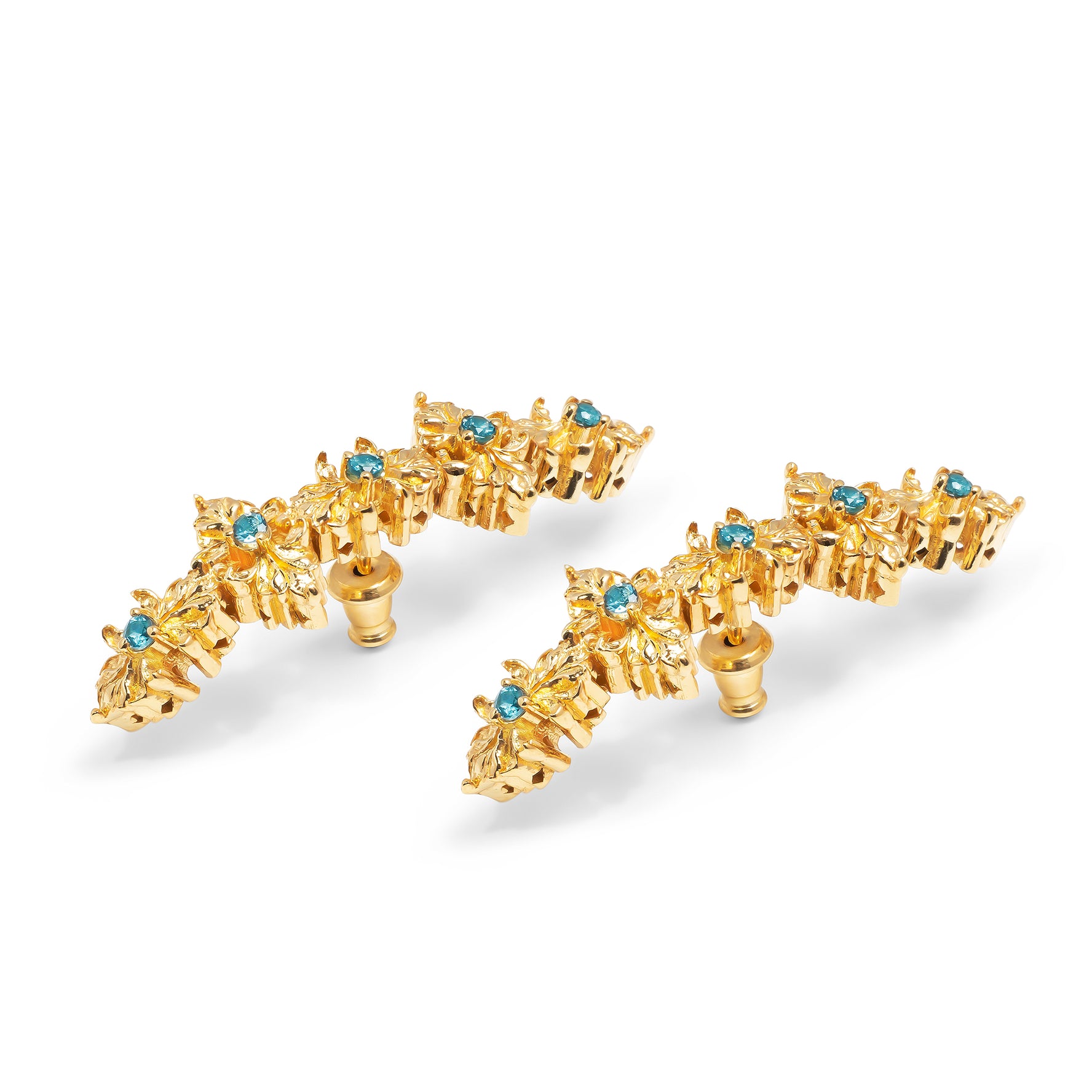 Allegorie Gold Bar Earrings